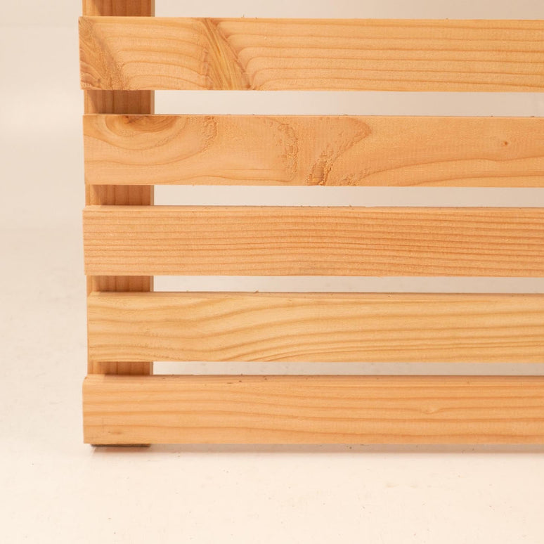 Larch Slatted Horizontal Fence Panels - Premium Timber Modern Garden Fencing