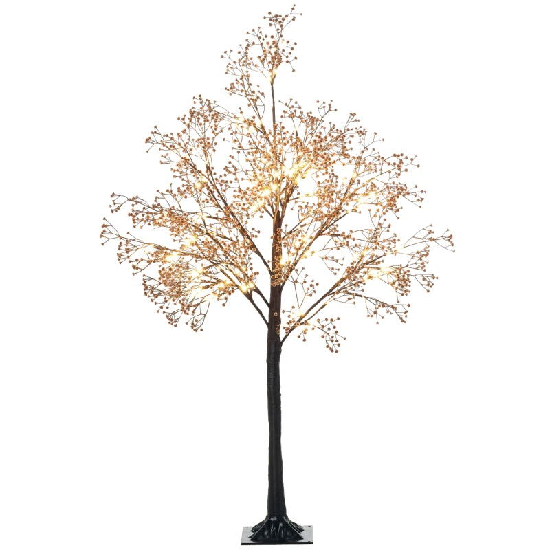 4ft Artificial Gypsophila Blossom Tree with 72 Warm White LED Lights - Perfect for Weddings, Parties, Indoor & Outdoor Decor