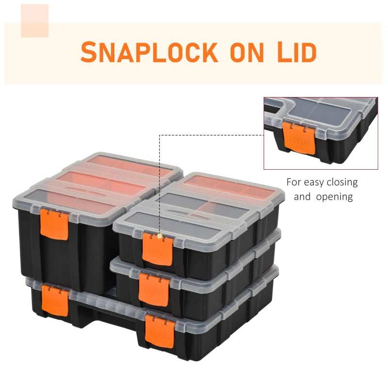 Plastic Tool Storage Boxes for Home Organization