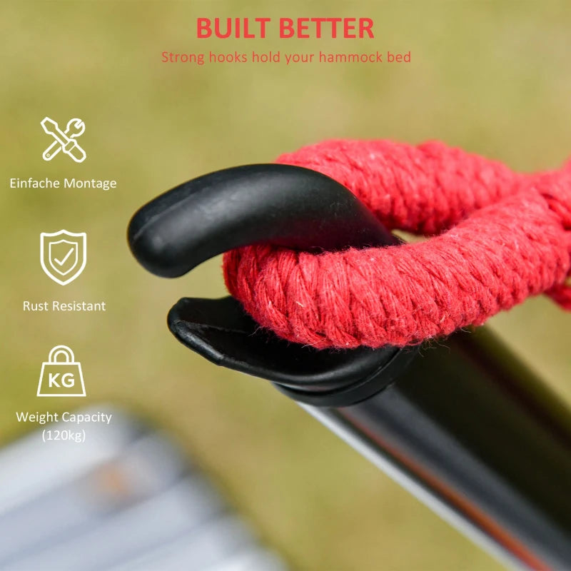 Metal Hammock Stand - Universal Outdoor Garden Camping Picnic Patio Replacement