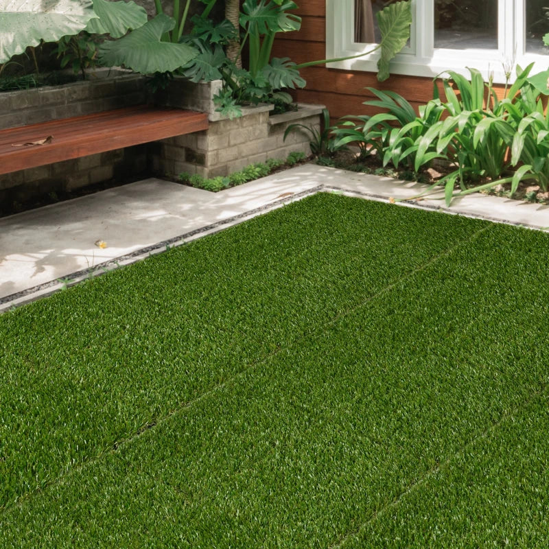 Artificial Grass Tiles (Pack of 10)