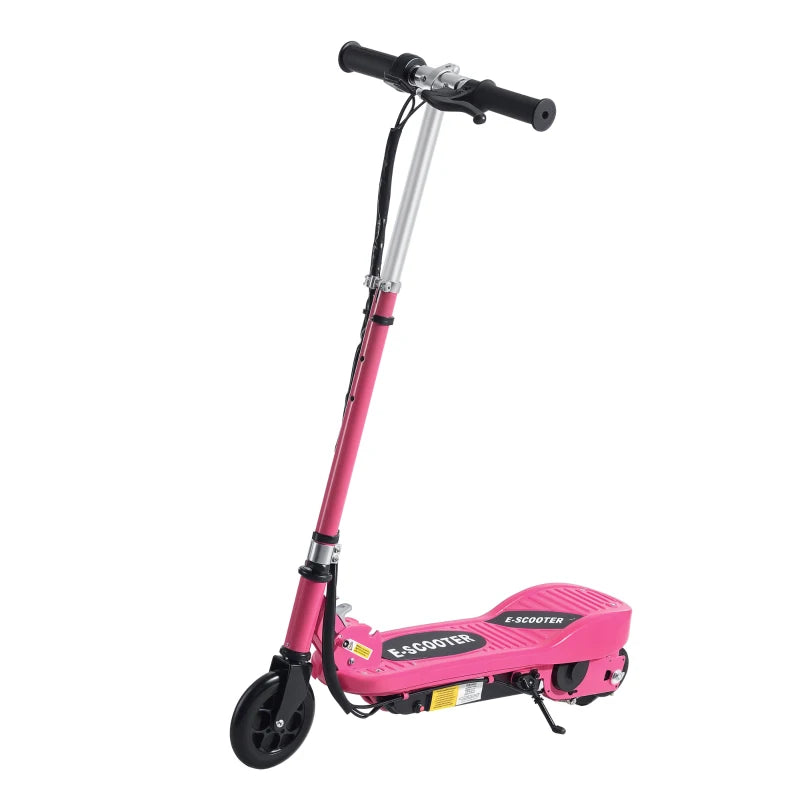 Foldable Electric Kids Scooter for Ages 7-14 Years in Pink