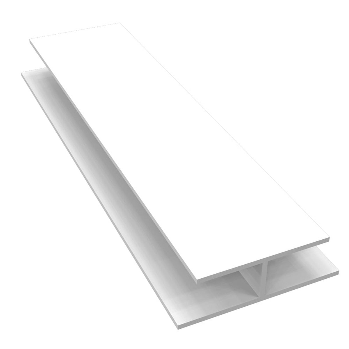 Freefoam 5m uPVC Soffit Joint Trim / H-Section Joiner – Straight Soffit Board Connector – All Colours