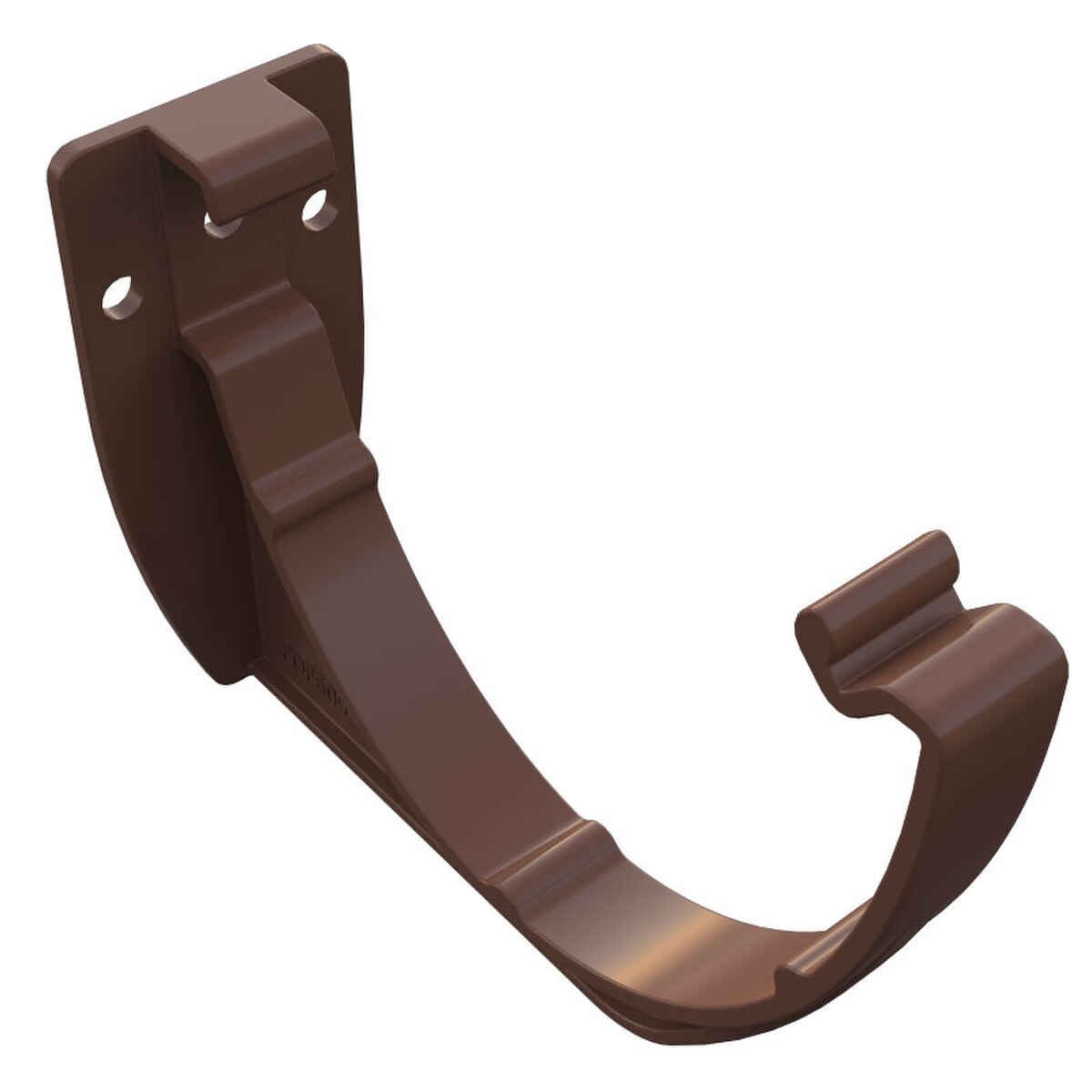 Freefoam Freeflow 116mm Deepflow Gutter Fascia Bracket - Leather Brown
