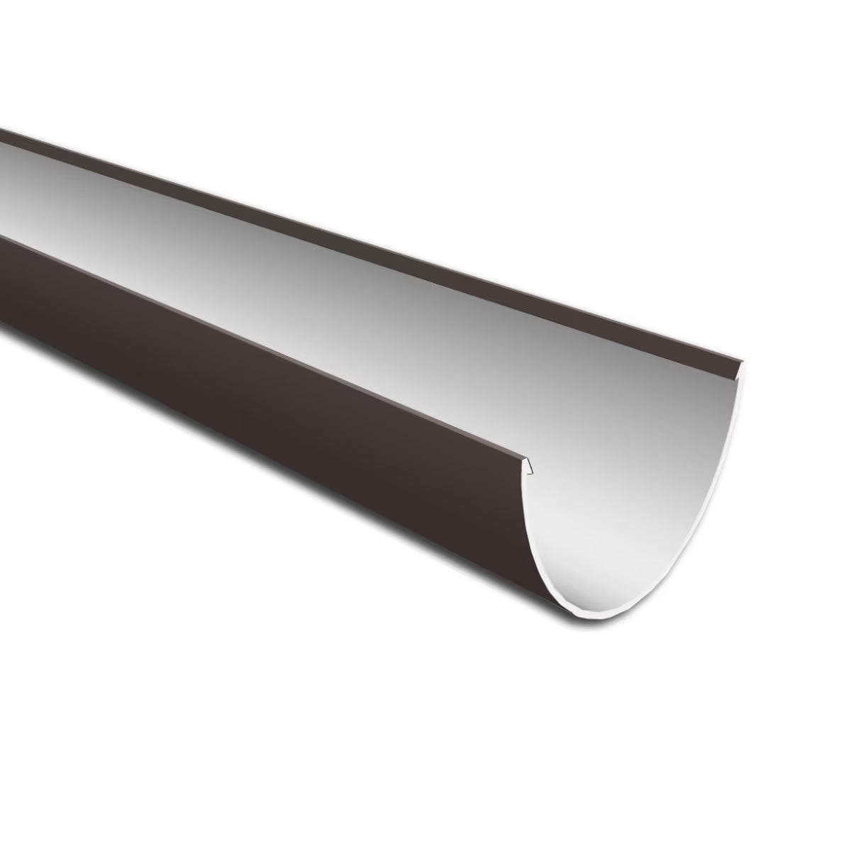 Freefoam Freeflow 116mm Deepflow Gutter - 4m - Leather Brown