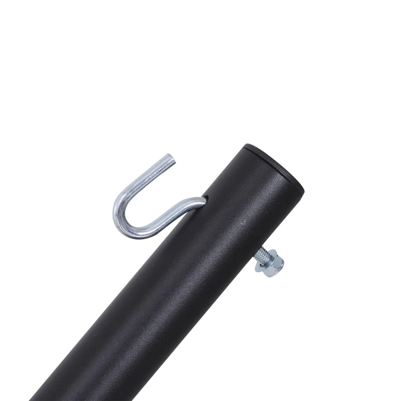 Universal Metal Hammock Stand - 3.6m Extra-long - Outdoor Garden Camping - Stand Only (Black)