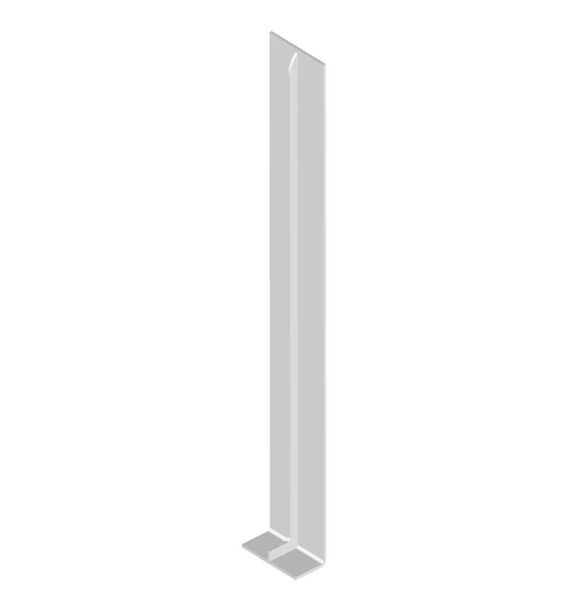 Freefoam 600mm Flat uPVC Fascia Joint Trim – White