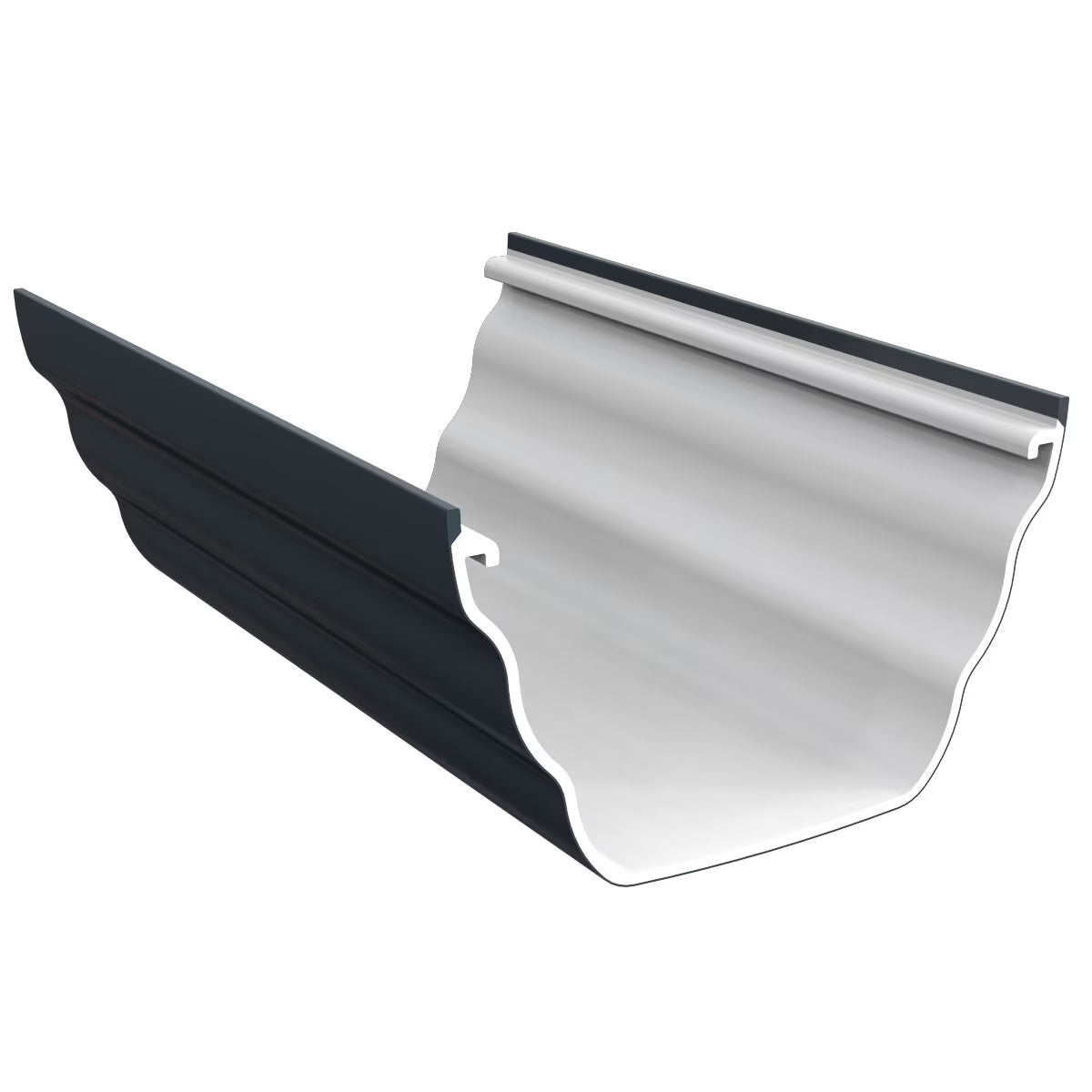 Freefoam Freeflow 135mm Ogee Gutter - 4m - Anthracite Grey