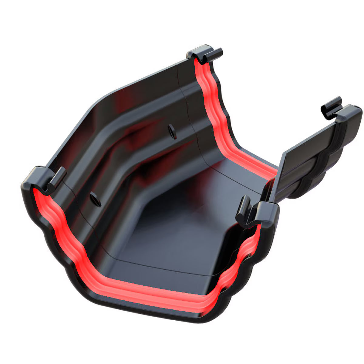 Freefoam Freeflow 135mm Ogee Gutter 150 Degree Gutter Angle - Black