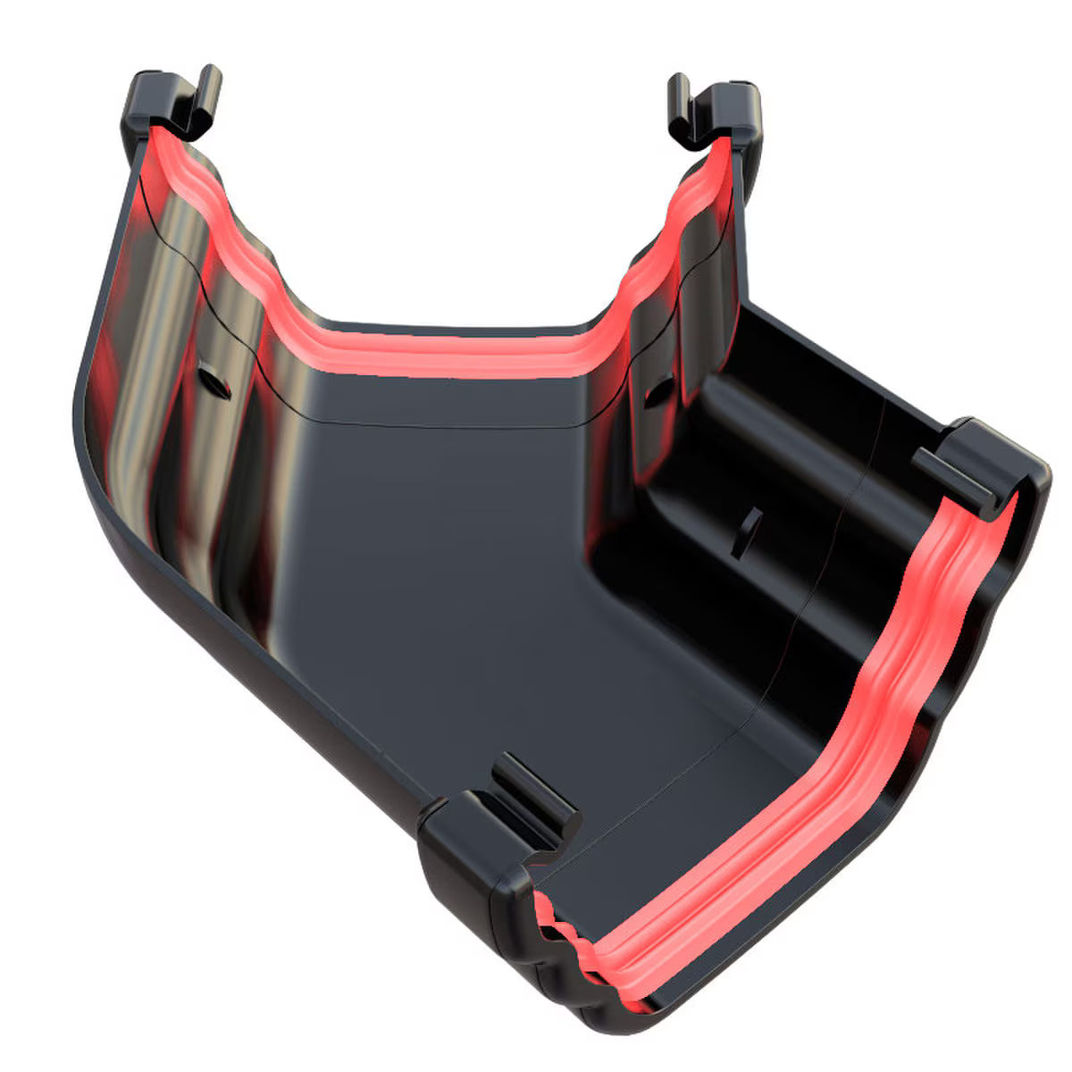 Freefoam Freeflow 135mm Ogee Gutter 135 Degree Gutter Angle - Black