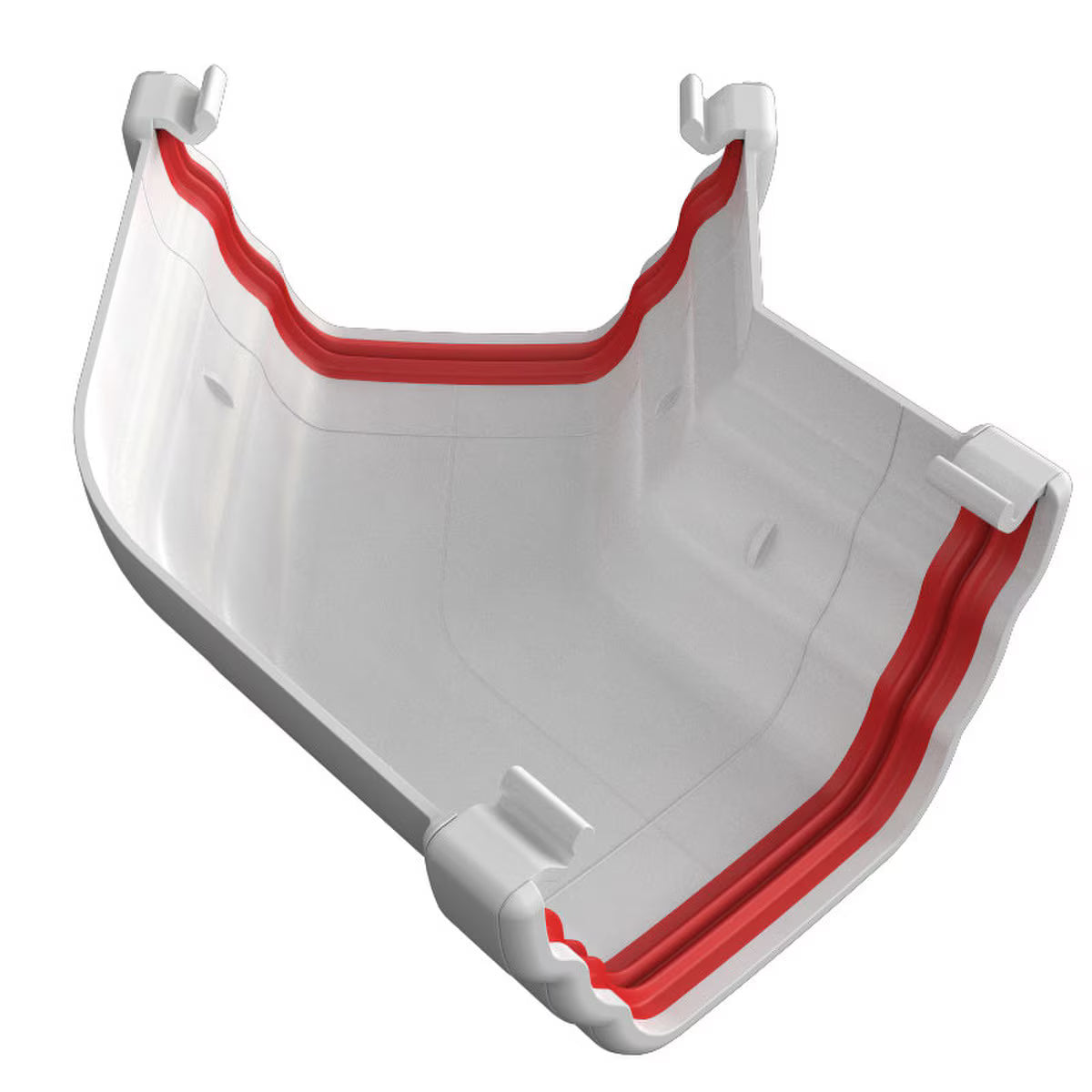 Freefoam Freeflow 135mm Ogee Gutter 135 Degree Gutter Angle - White