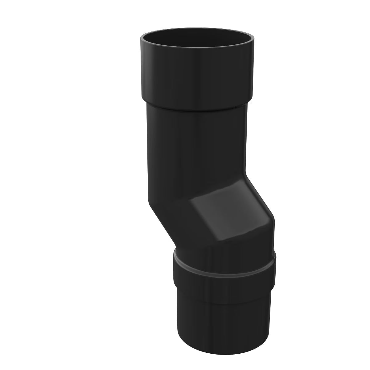 Freefoam Freeflow 68mm Round Downpipe Mini Offset - Black