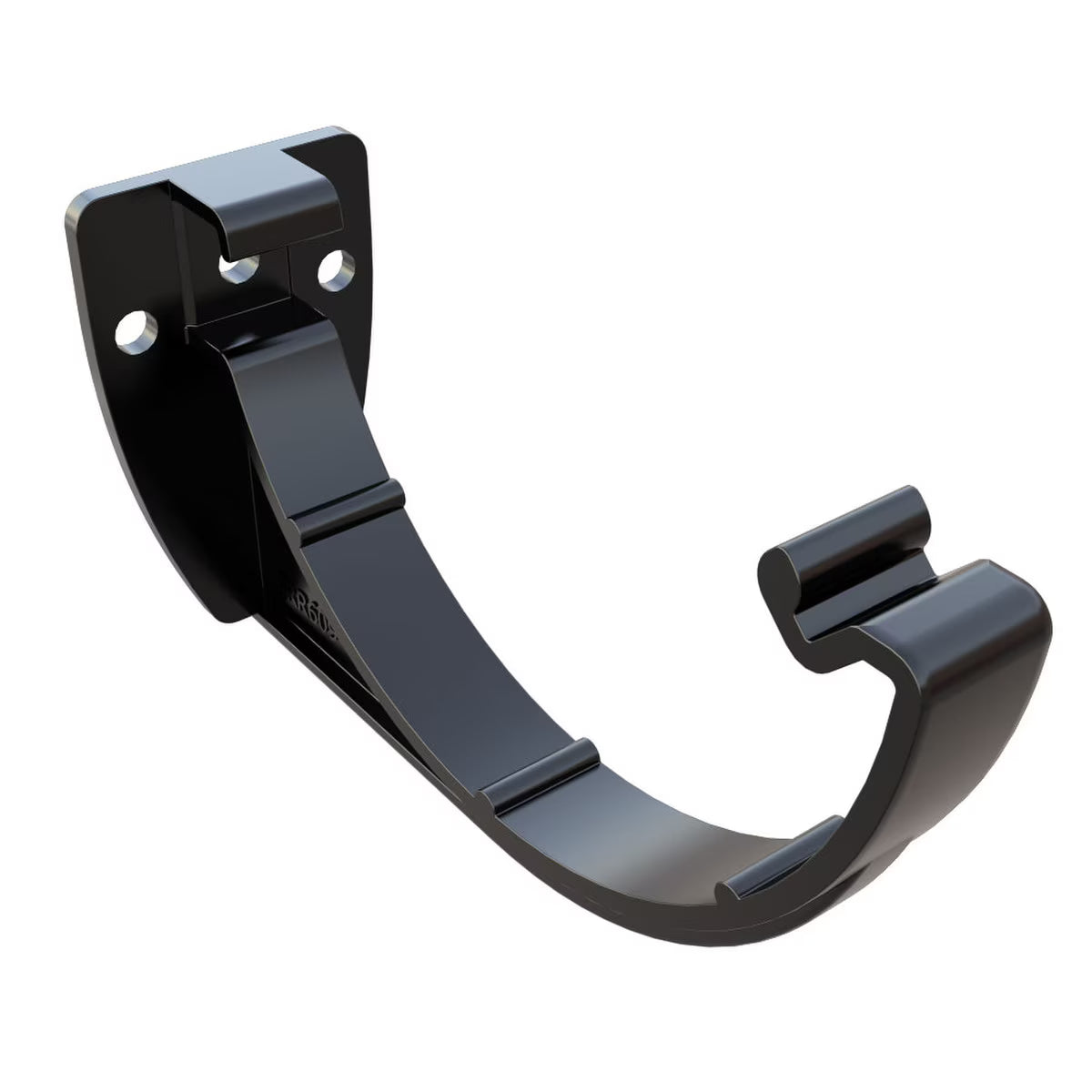 Freefoam Freeflow 112mm Half Round Gutter Fascia Bracket - Black