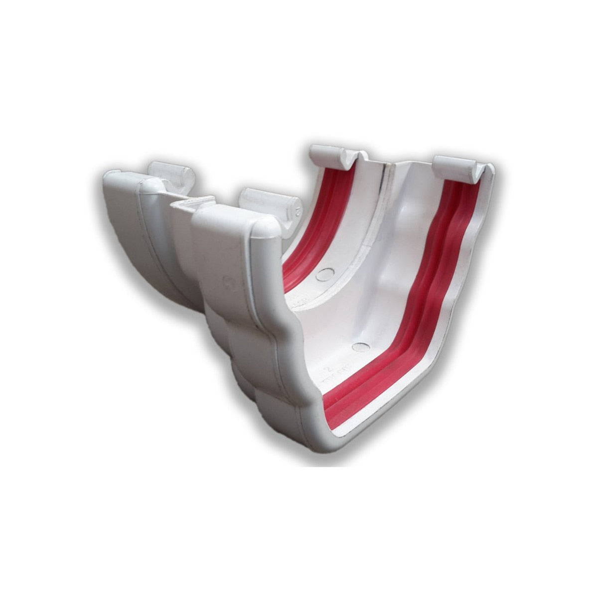 Freefoam Freeflow 112mm Half Round to Ogee Gutter Adaptor - White