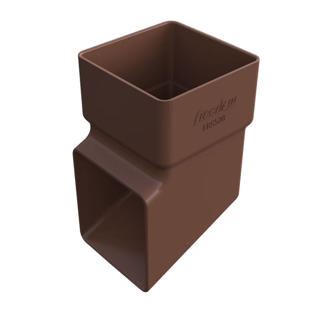Freefoam Freeflow 65mm Square Downpipe Shoe - Leather Brown