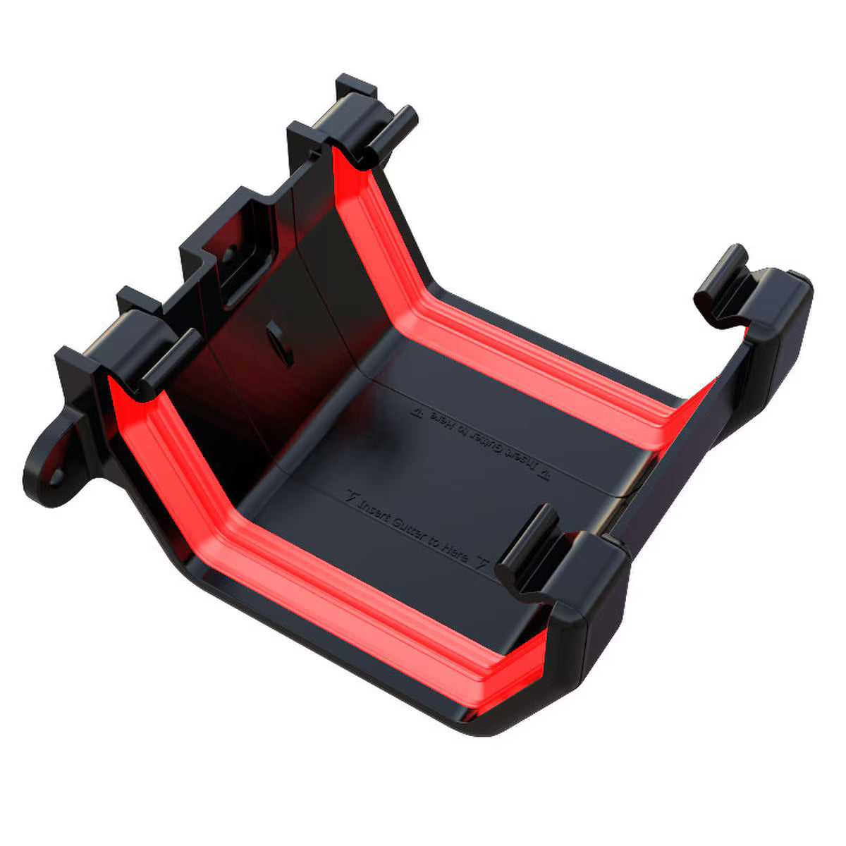 Freefoam Freeflow 114mm Square Gutter Gutter Union Bracket - Black