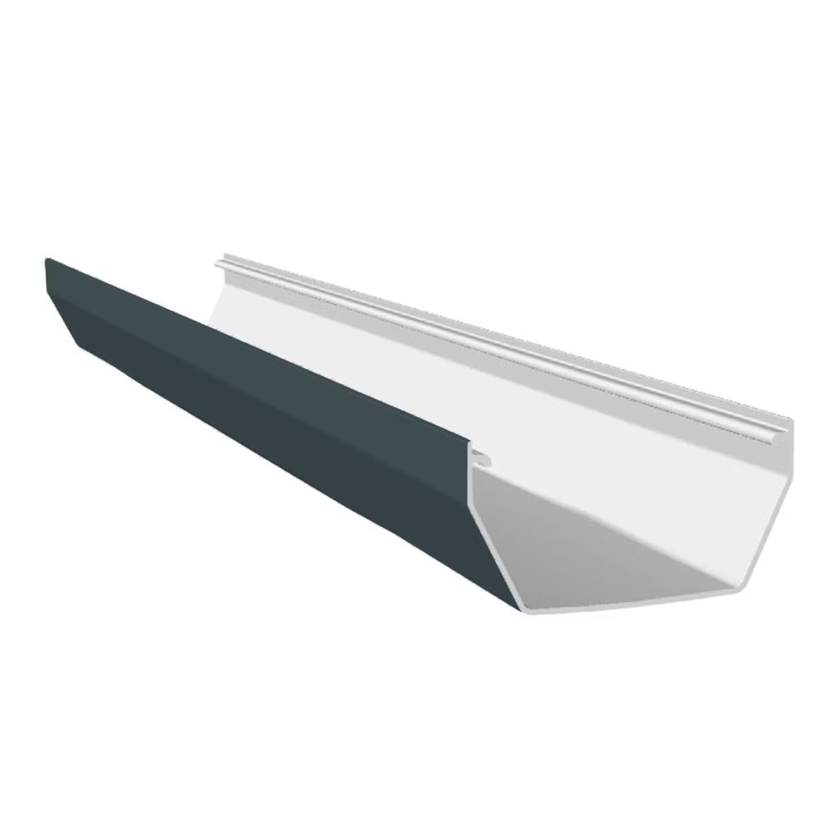 Freefoam Freeflow 114mm Square Gutter - 4m - Anthracite Grey