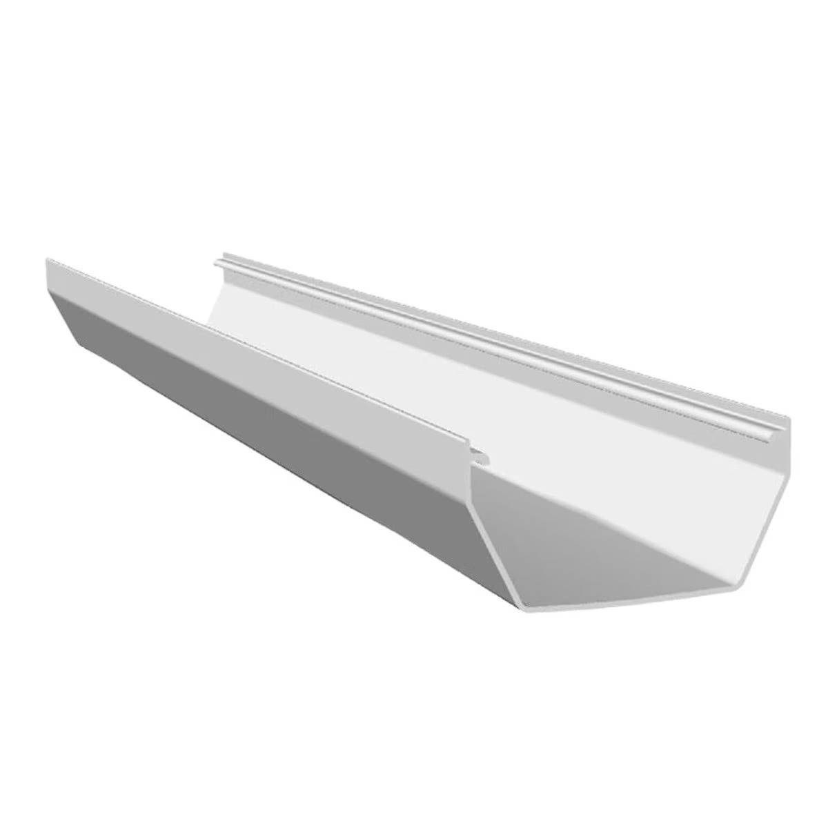 Freefoam Freeflow 114mm Square Gutter - 4m - White