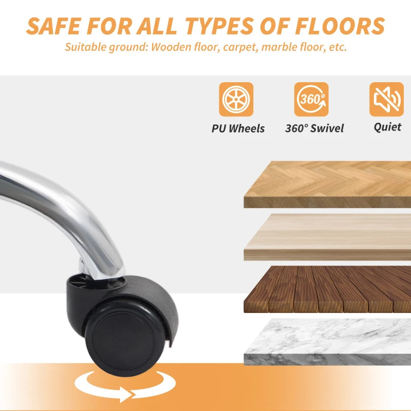 Ergonomic Faux Leather Office Chair with Inflatable Lumbar Support - Stylish Grey Design for Ultimate Comfort