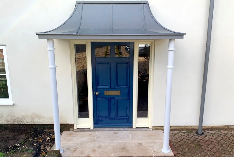 Quartz Zinc Belgravia Canopy (2200mm x 750mm)