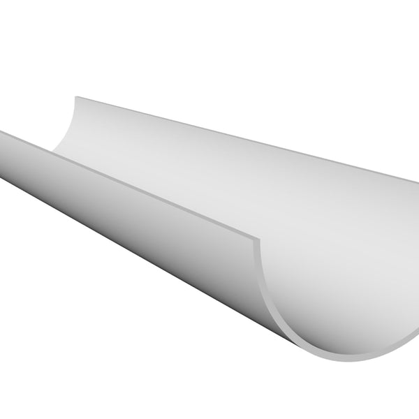 Freefoam Freeflow 112mm Half Round Gutter - 5m - White