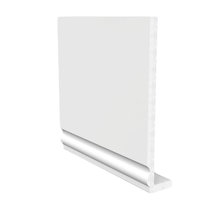 Freefoam 150mm Ogee uPVC Fascia Cover Board / Capping Board – Decorative Roofline Trim 5m x 10mm – White