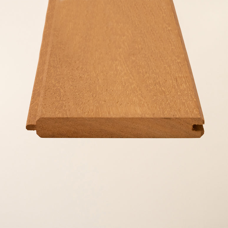 2.4m Iroko Wood Cladding 94mm x 14mm – Exterior Tongue and Groove Timber Boards