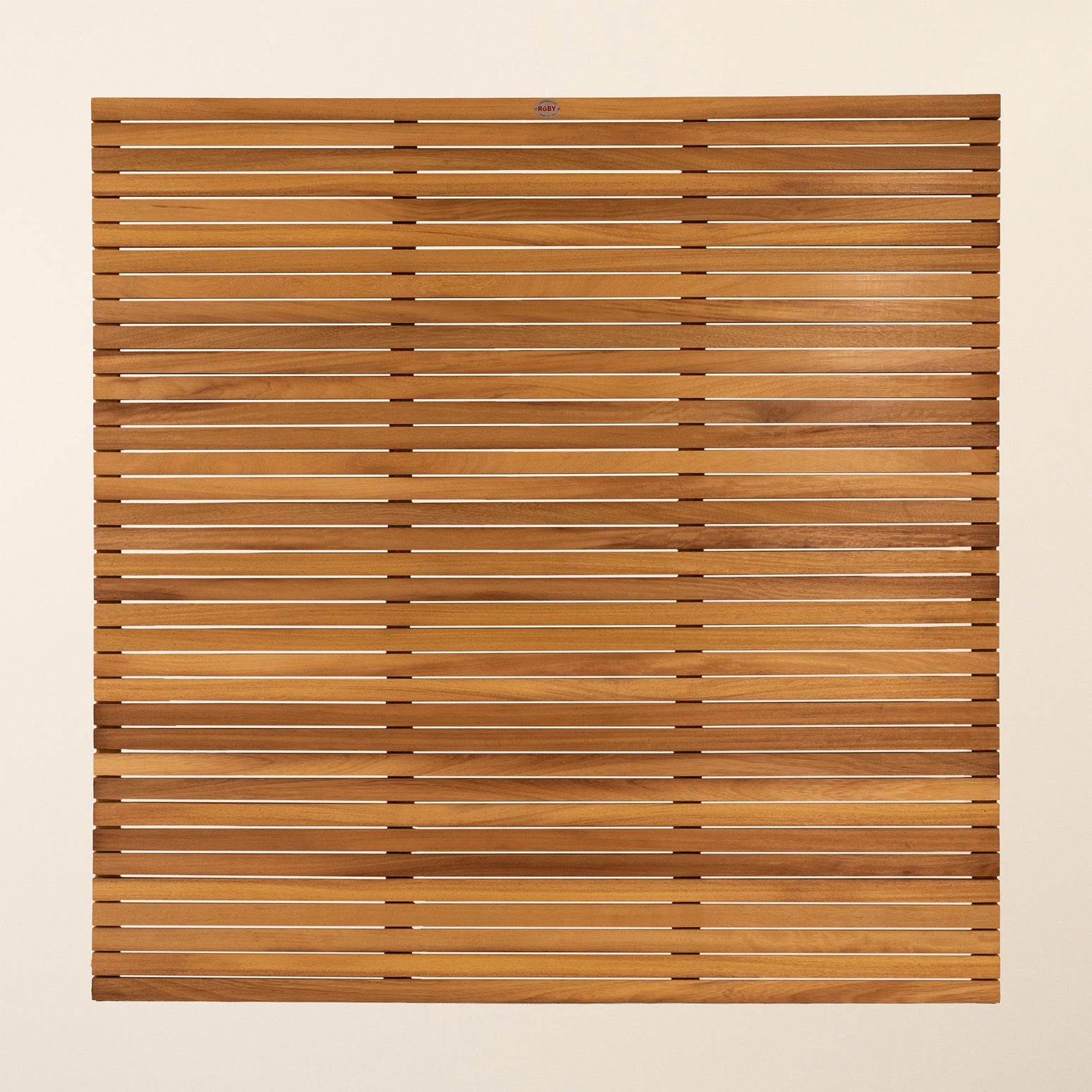 Iroko Timber Slatted Fence Panels with 6mm Spacing – Premium Hardwood Outdoor Fencing