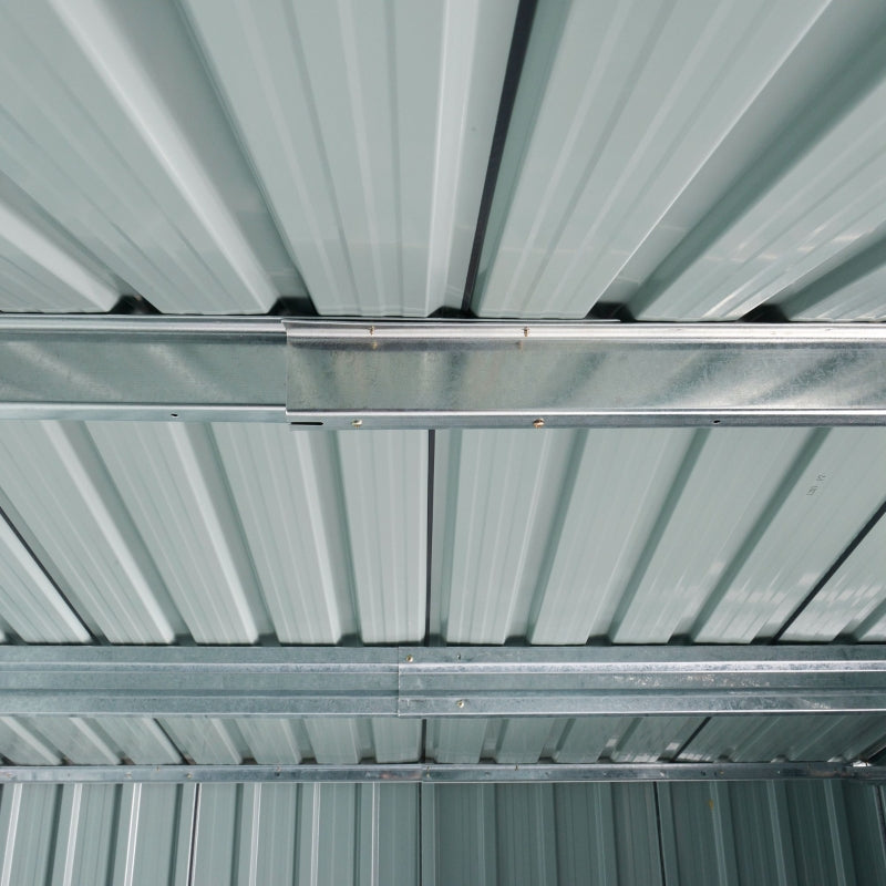 Dark Grey 8ft x 6ft Garden Storage Shed