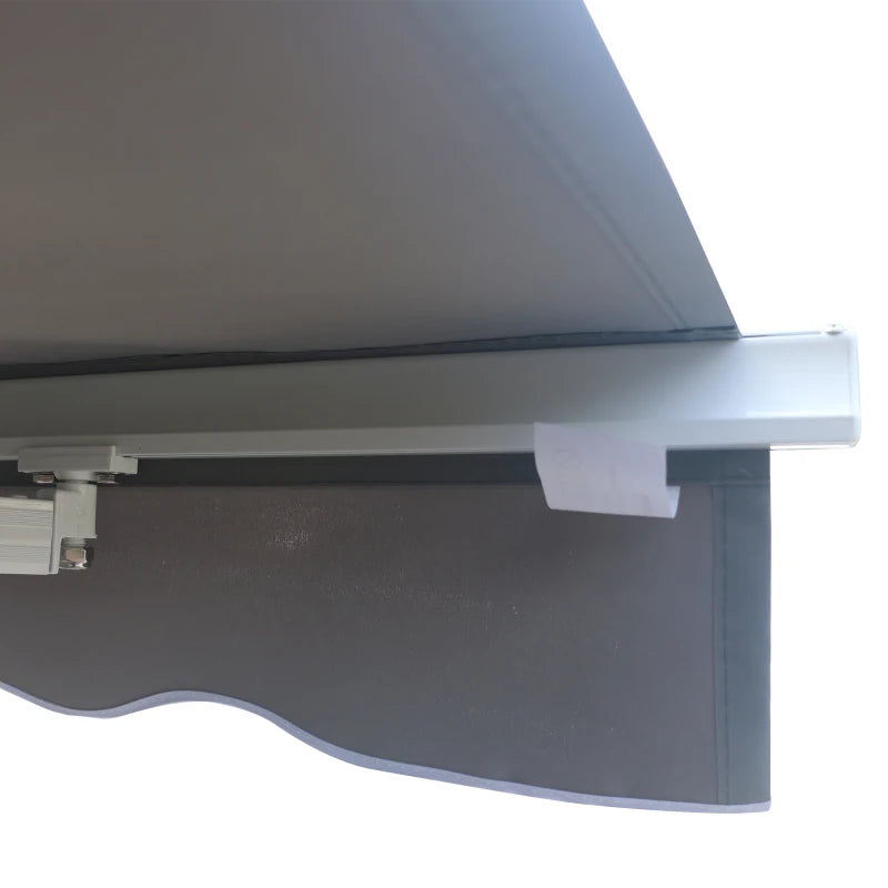 3m x 2.5m Grey Retractable Awning Canopy
