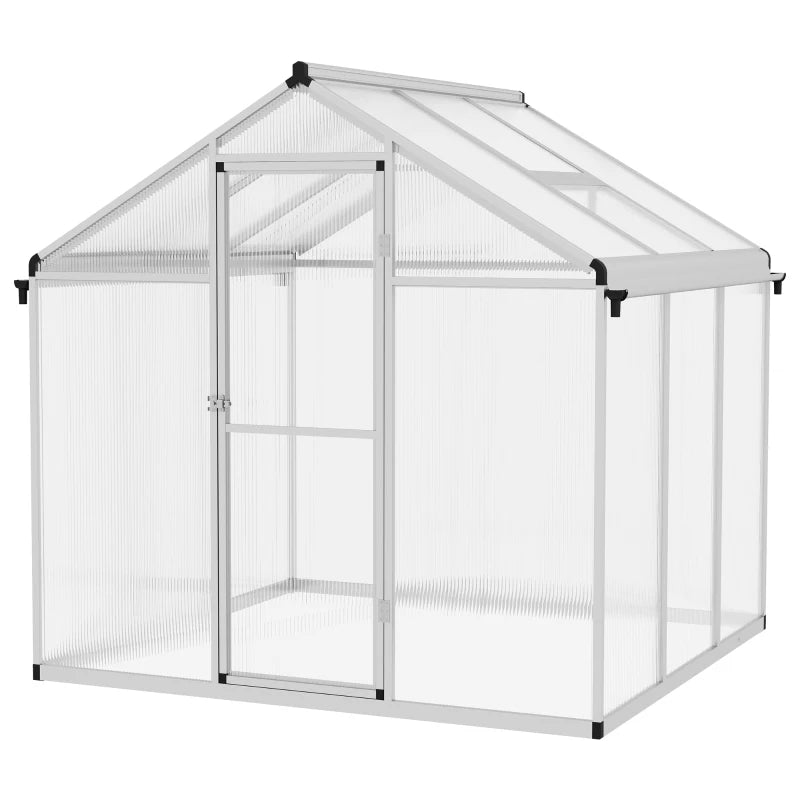 6ft x 6ft Aluminium Framed Greenhouse