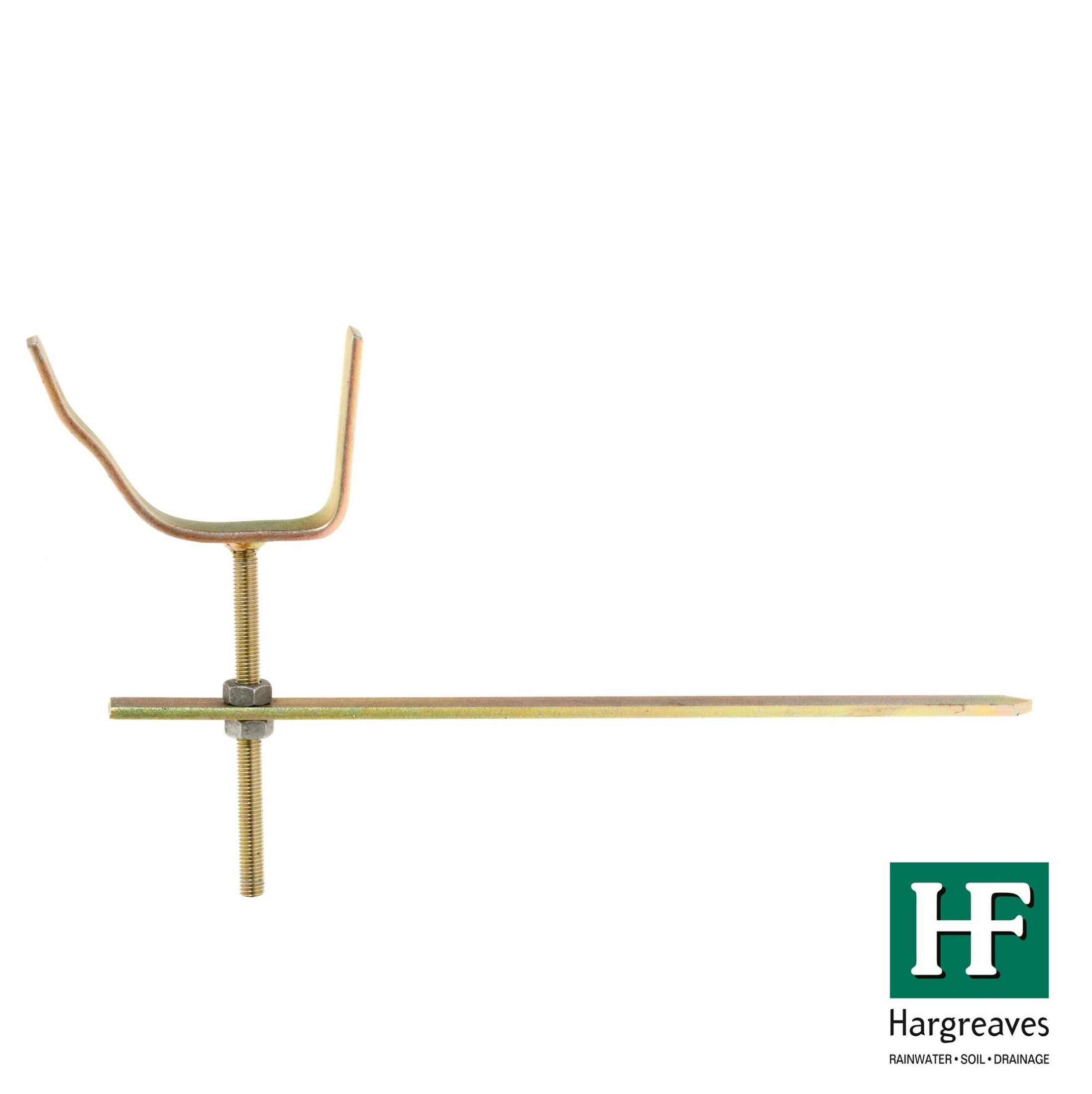 Hargreaves Cast Iron 125x100mm G46 Moulded Galv Rise & Fall Bracket - Primed