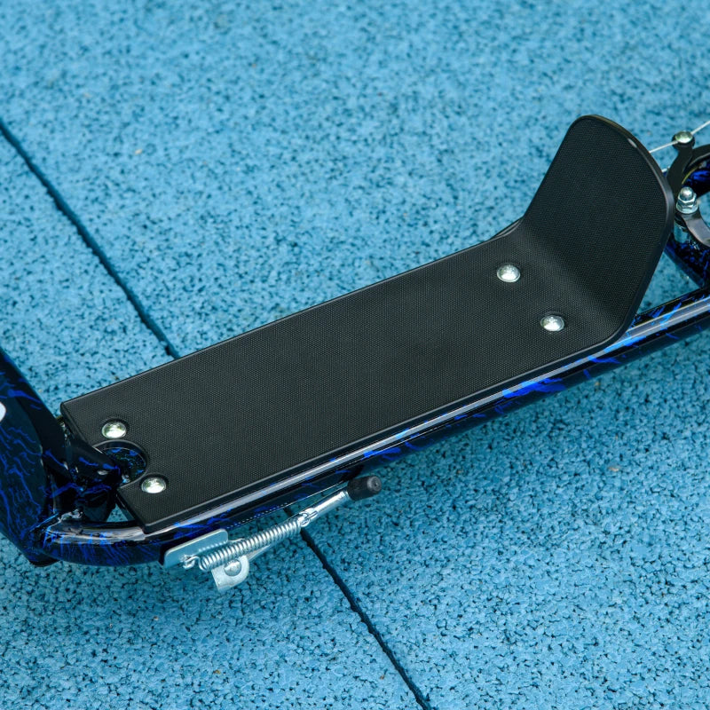 Adjustable Kids Scooter with Non-slip Footplate and Rear Brake for Safe Riding Blue