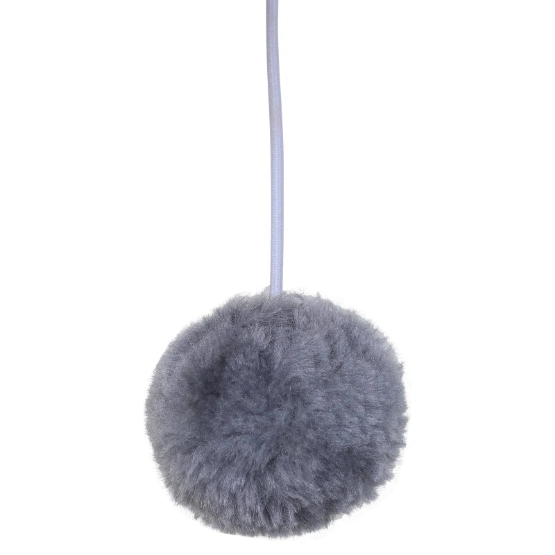 Deluxe Cat Scratch Post with Bed & Hammock - Indoor Cat Tree with Sisal Scratching Posts - Grey Kitty Activity Centre