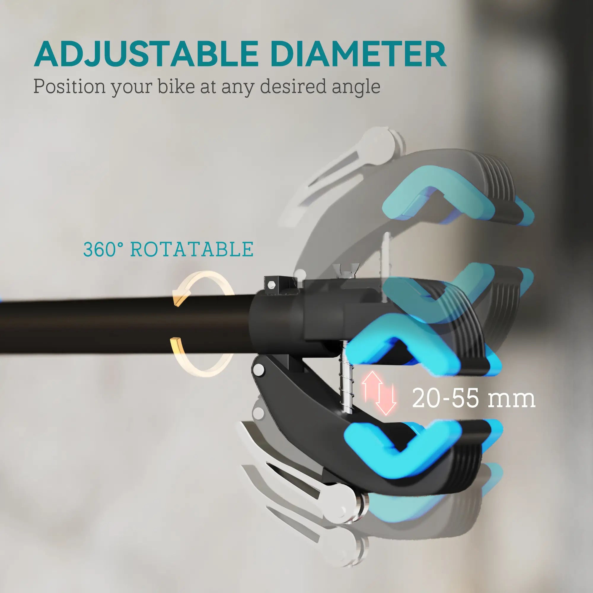 Wall Mounted Bike Repair Stand - Fully Adjustable