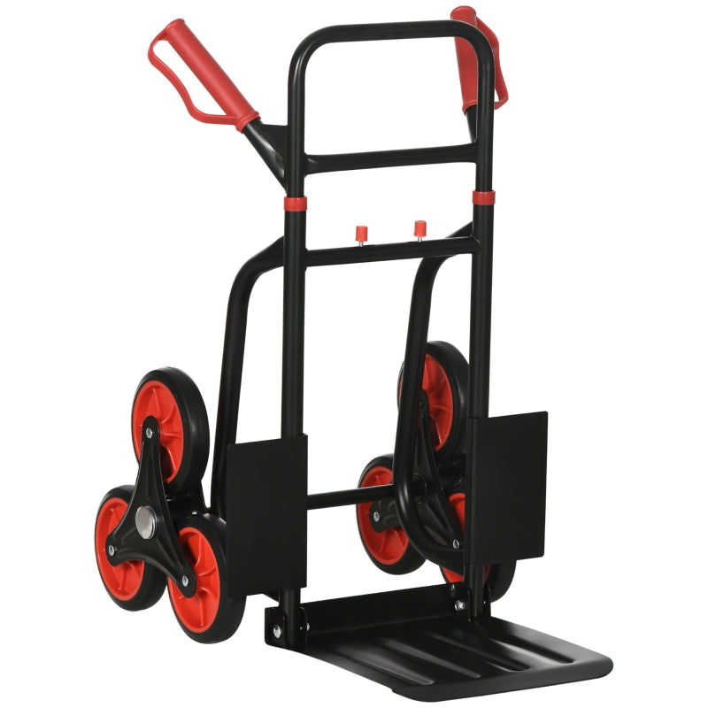 6-Wheel Steel Stair Climbing Trolley Cart