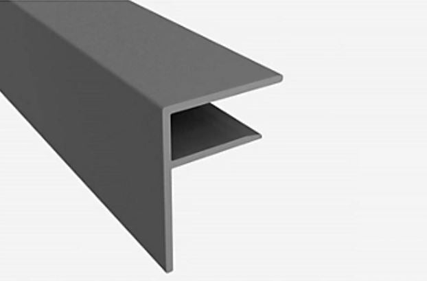 PVC F-Section For Polycarbonate Sheets