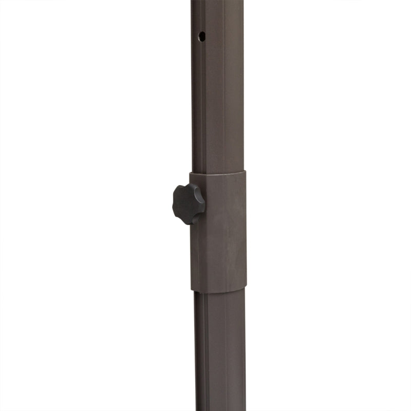 3m Grey Cantilever Garden Parasol