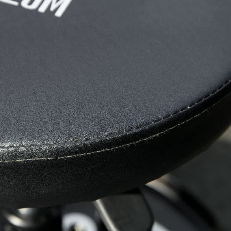 Adjustable Pneumatic Workshop Stool with Tool Tray & Wheels