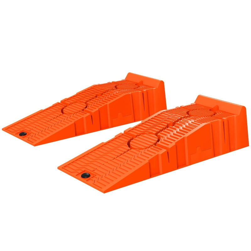 Orange 5 Ton Plastic Car Service Ramps