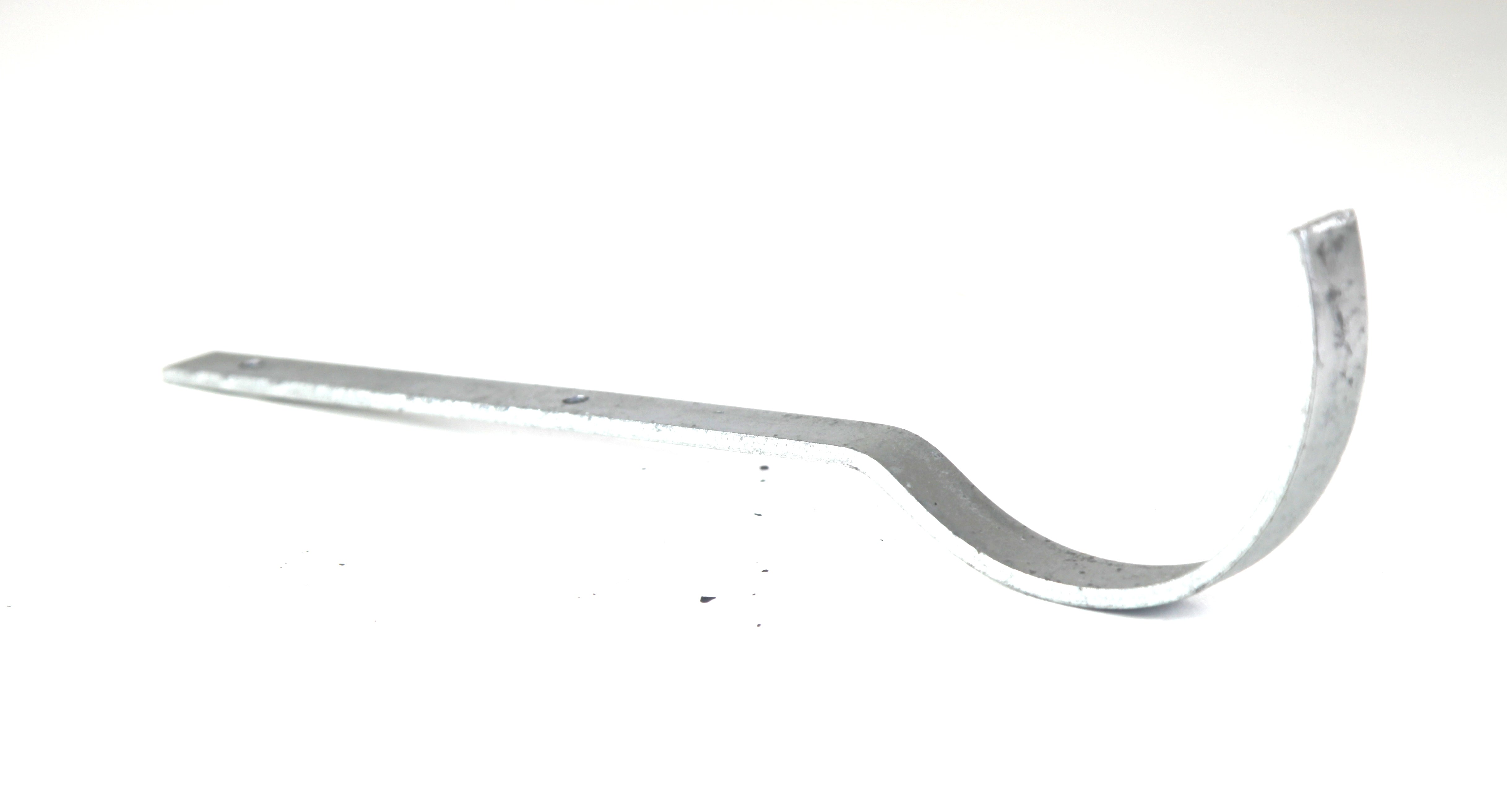 Hargreaves Cast Iron 115mm Plain Half Round Galv Top Fix Rafter Bracket - Primed