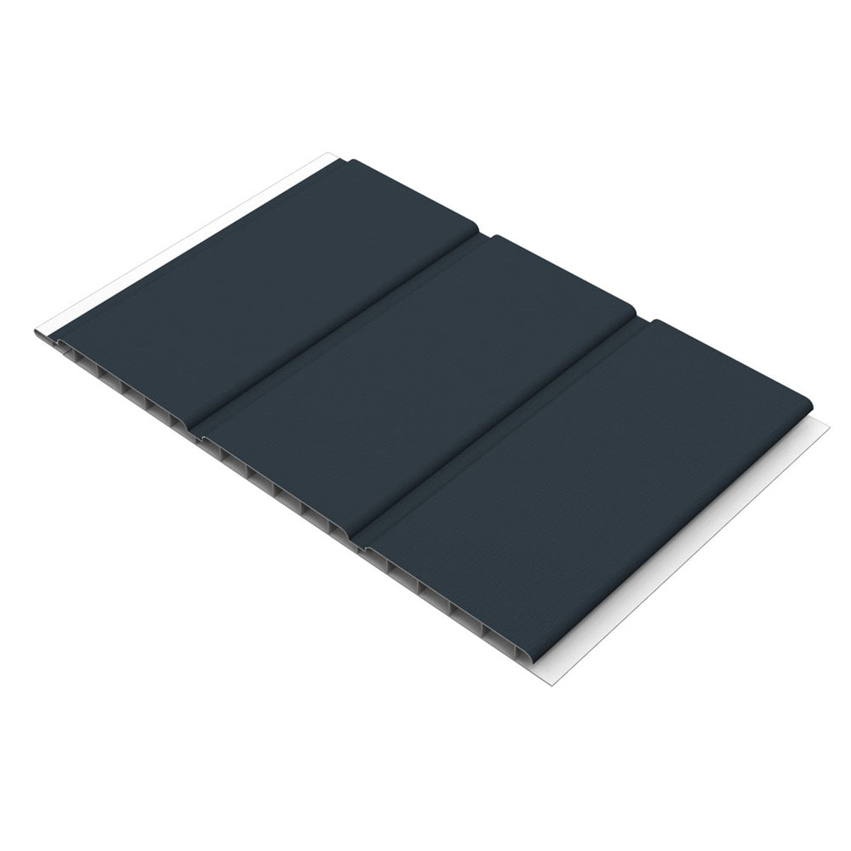Freefoam 300mm Hollow uPVC Soffit Board – Tongue & Groove Panelled Roofline Soffit 5m x 10mm – All Colours