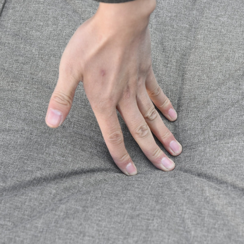 Rattan Haven: 6-Piece Aluminium & Wicker Lounge Set with Plush Cushions and Glass-Top Table