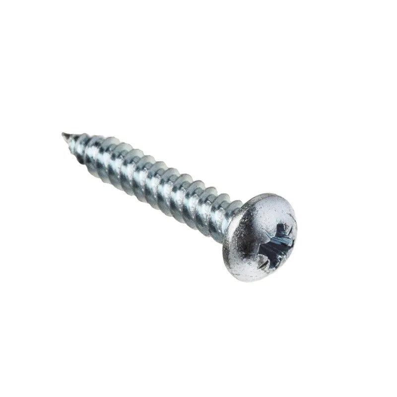 Hargreaves Cast Iron No.10x1.25mm ZP Round Head Pozi Bracket Screw
