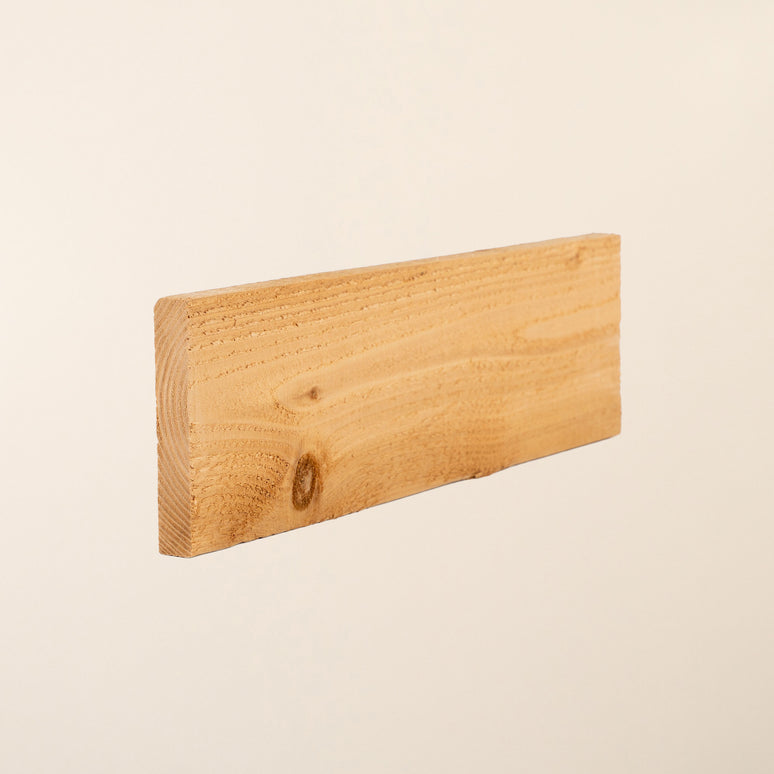 6" x 1" Home-Grown Cedar Timber Board – Sawn British Cedar Wood for Cladding, Fencing & Outdoor Projects