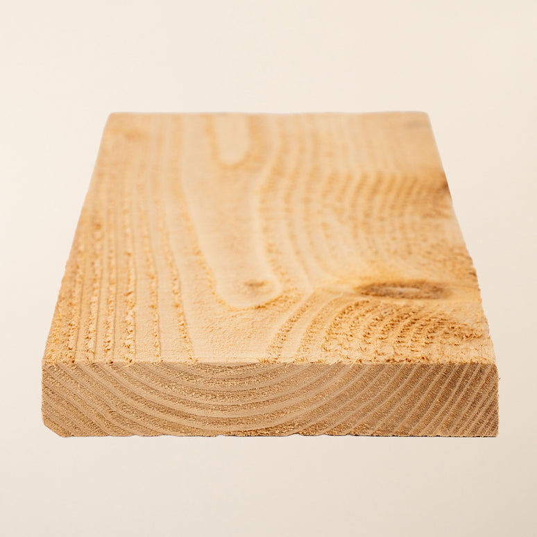 6" x 1" Home-Grown Cedar Timber Board – Sawn British Cedar Wood for Cladding, Fencing & Outdoor Projects