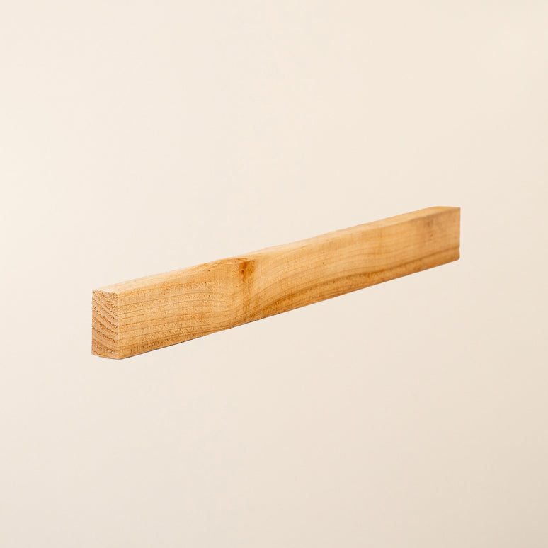 2" x 1" Sawn Home-Grown Cedar Timber Board – Rough-Cut British Cedar Wood