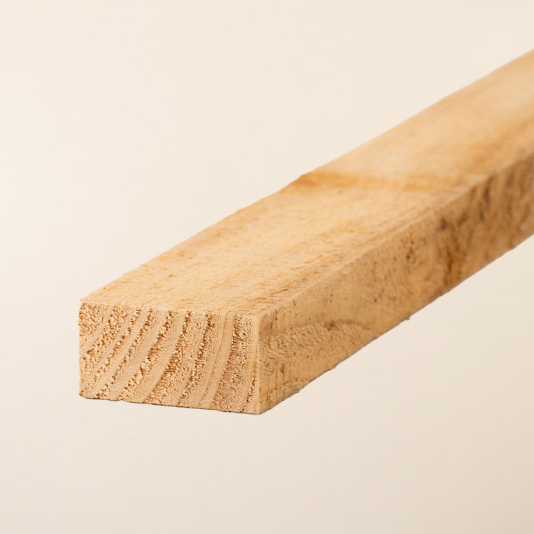 2" x 1" Sawn Home-Grown Cedar Timber Board – Rough-Cut British Cedar Wood