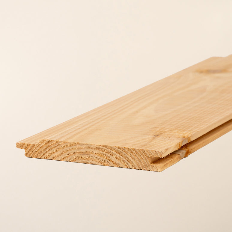 Shadow Gap British Cedar Cladding 145mm x 19mm Planed Smooth Timber