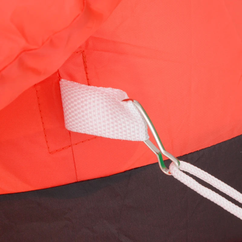 6.6ft Inflatable Santa on Polar Bear - Christmas Outdoor Decoration for Holiday Festivities